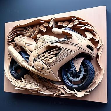 3D model Suzuki GSX1300R Hayabusa (STL)